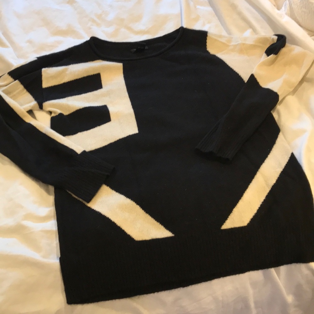 Cashmere geometric sweater - medium